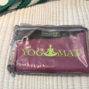 Toplus Purple Yoga Mat travel mat perfect for travel